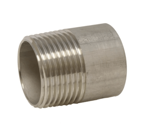 Welding nipple Anschweißnippel 1&amp;quot; (DIN2999) - 40 mm, Edelstahl 1.4571