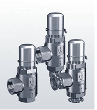 418-(FKM)-tGFO Перепускной регулирующий угл. клапан, PN30 нерж.сталь/FKM, Тмакс=+130оС dP=12-30bar (DN15 418-tGFO-15-f/f-15-15-FKM-0.2bar)