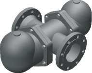 Double float steam trap FLT22G/TW PN16 high-strength cast iron (80 FLT22G/TW 4.5 f/f steel/GJS-400-15 dP=4.5)