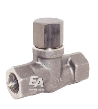 تحقق صمام 3/4 &amp;quot; ، ين 320 ، الفولاذ المقاوم للصدأ.الصلب 1.4571 /ميتال./ميتال., د=10 مم