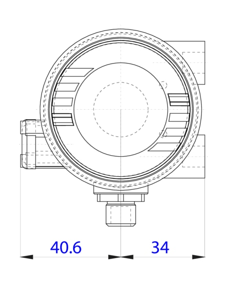 Control head for decentralized automation of direct-flow valves ELEMENT (238724)