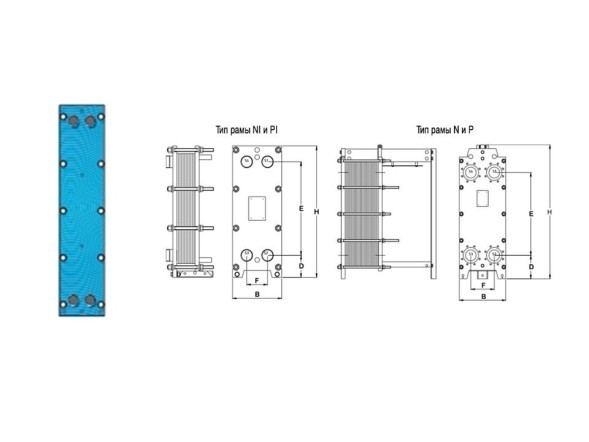 Plate heat exchanger Tranter GC-008PI
