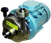Centrifugal food pump KM 35-32-130 steel 12X18H10T 1.5 380