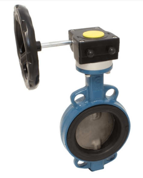 Butterfly valve disc gate-TA, DN300, mit worm gear-90°, GGG/stainless steel/NBR, DVGW/G