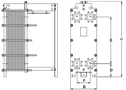 Plate heat exchanger Tranter GC-009 P/PI