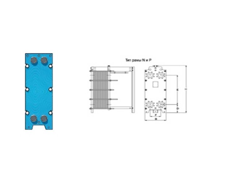 Plate heat exchanger Tranter GC-009 P/PI