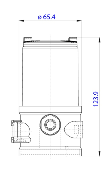Control head for decentralized automation of direct-flow valves ELEMENT (234246)