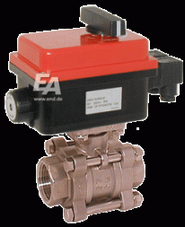 Electric drive , Typ RT20, 230VAC Drehmoment 20Nm, time. srab. 7 secunden