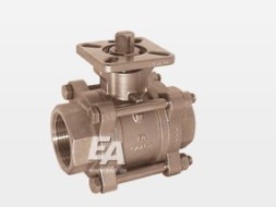 ZA310024 Ball valve-ZA, 3/4", PN64, 1.4408/PTFE-FKM, external thread, ISO 5211, DIN3202-M3