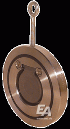 صمام عدم الرجوع دن 100 ، ين 16 الفولاذ المقاوم للصدأ. الصلب /فكم