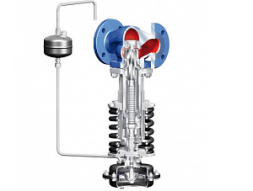 Pressure regulator up to itself ARI-PREDEX 23.705 DN25 PN25, EPDM, with drive UDA40 (8.0-16.0) fl. cast iron housing