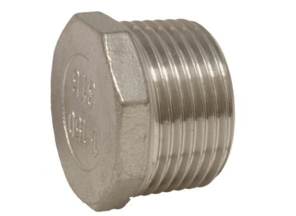 Plug plug (Hexagonal/Octagonal) 11/4&amp;quot; (DIN2999), Stainless steel 1.4408