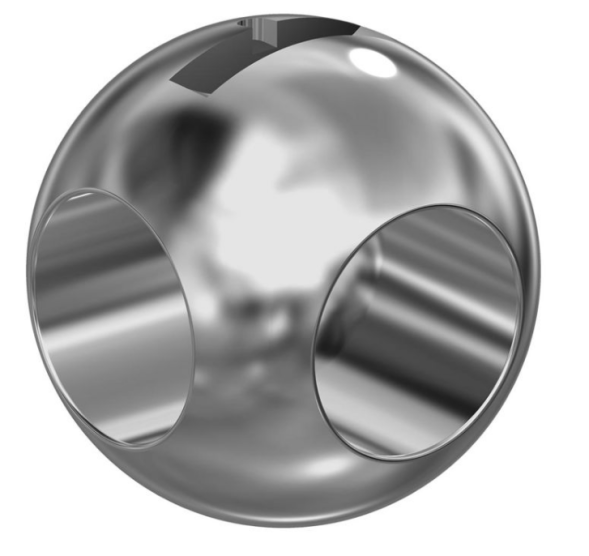 Ball Ball-PD, 2&amp;quot; , L-bore, Stainless steel
