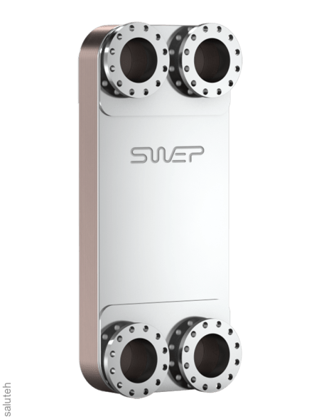 أب 649 لوحة صنع من النحاس مبادل حراري سوب 