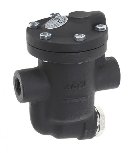 Condensate trap with inverted cup IB12 PN16 GJS-400-15/(GGG 40) (10 IB12-4 R/R dP=4)