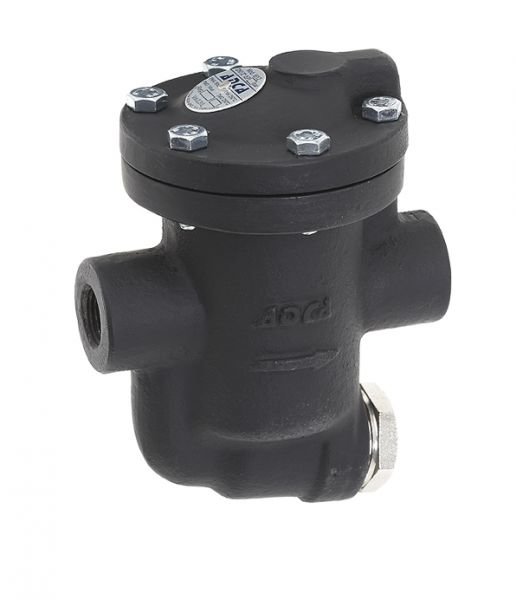 Condensate trap with inverted cup IB12 PN16 GJS-400-15/(GGG 40) (10 IB12-4 R/R dP=4)