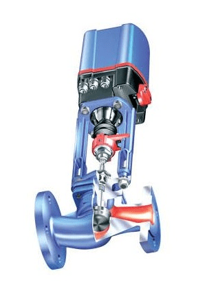 Клапан регулирующий 12.448 ARI-STEVI  с эл.приводом EN-JL1040/PTFE +250оС фл (DN80 PN16, с Premio-Plus 2G, 5kN, AC 47-63 Hz, 4-20мА DC)