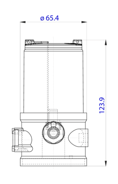 Control head for decentralized automation of direct-flow valves ELEMENT (265070)